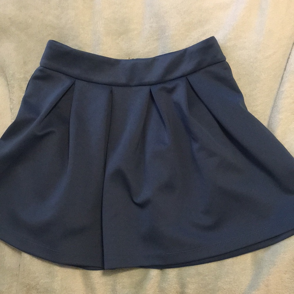 Blue skirt
